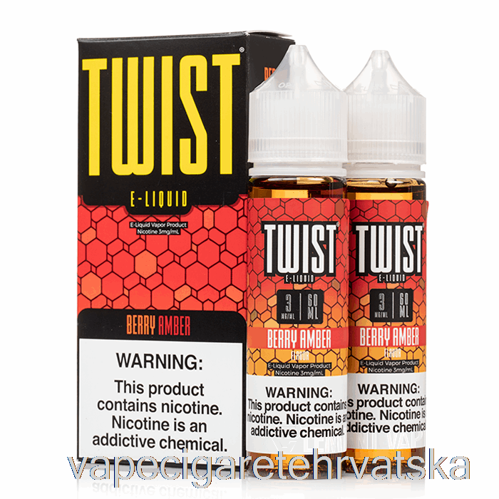 Vape Hrvatska Berry Amber - Cookie Twist E-tekućina - 120ml 6mg